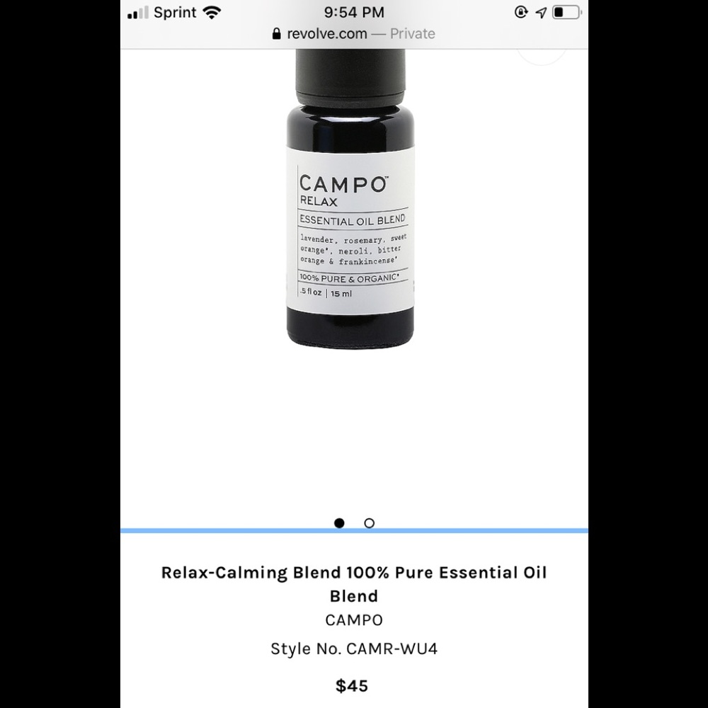 Campo  relax roll on‎ oil
